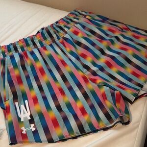 Under Armour Multicolor Striped Women's Shorts